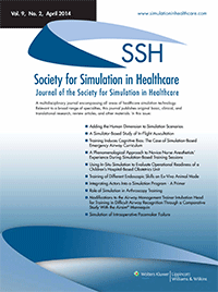 Simulation in Healthcare journal
