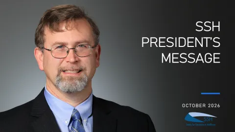 aaron calhoun october 2026 ssh presidents message